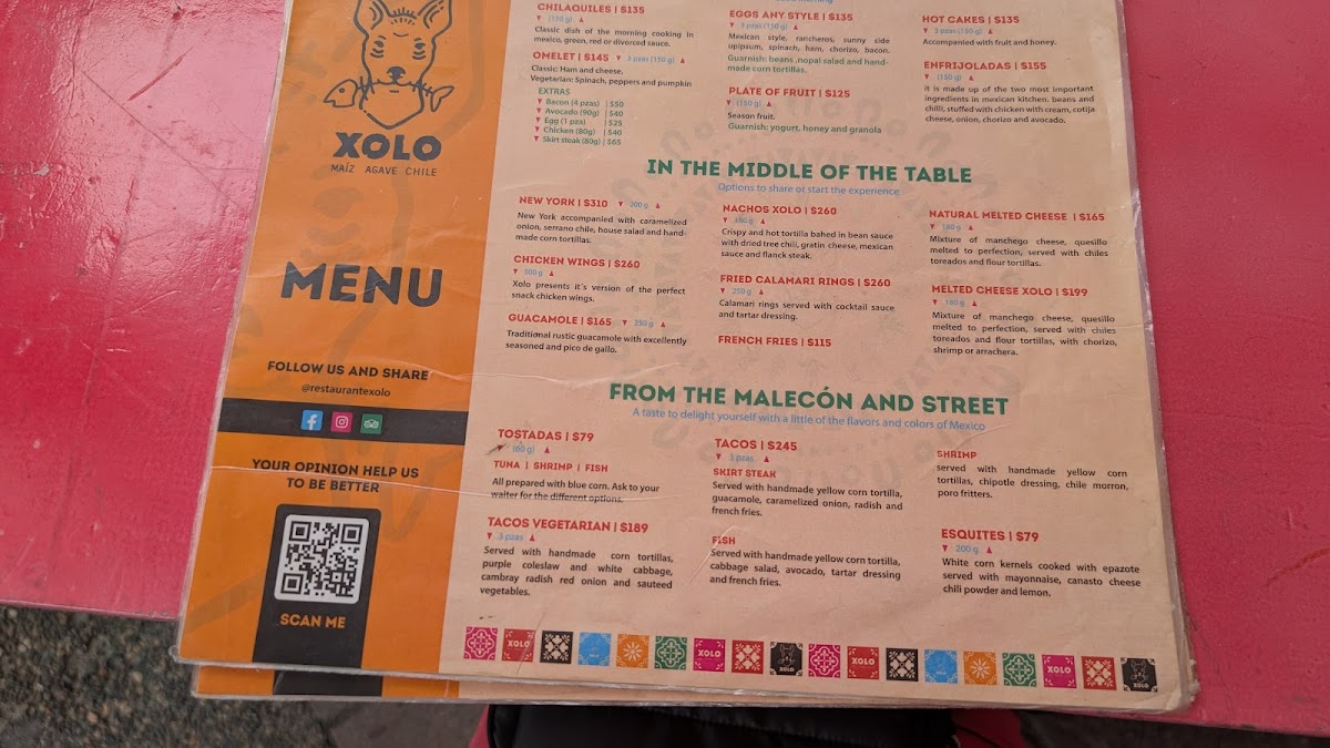 Xolo: Maíz Agave Chile Menu - Image 4