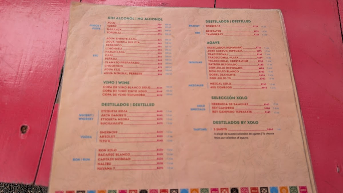 Xolo: Maíz Agave Chile Menu - Image 5